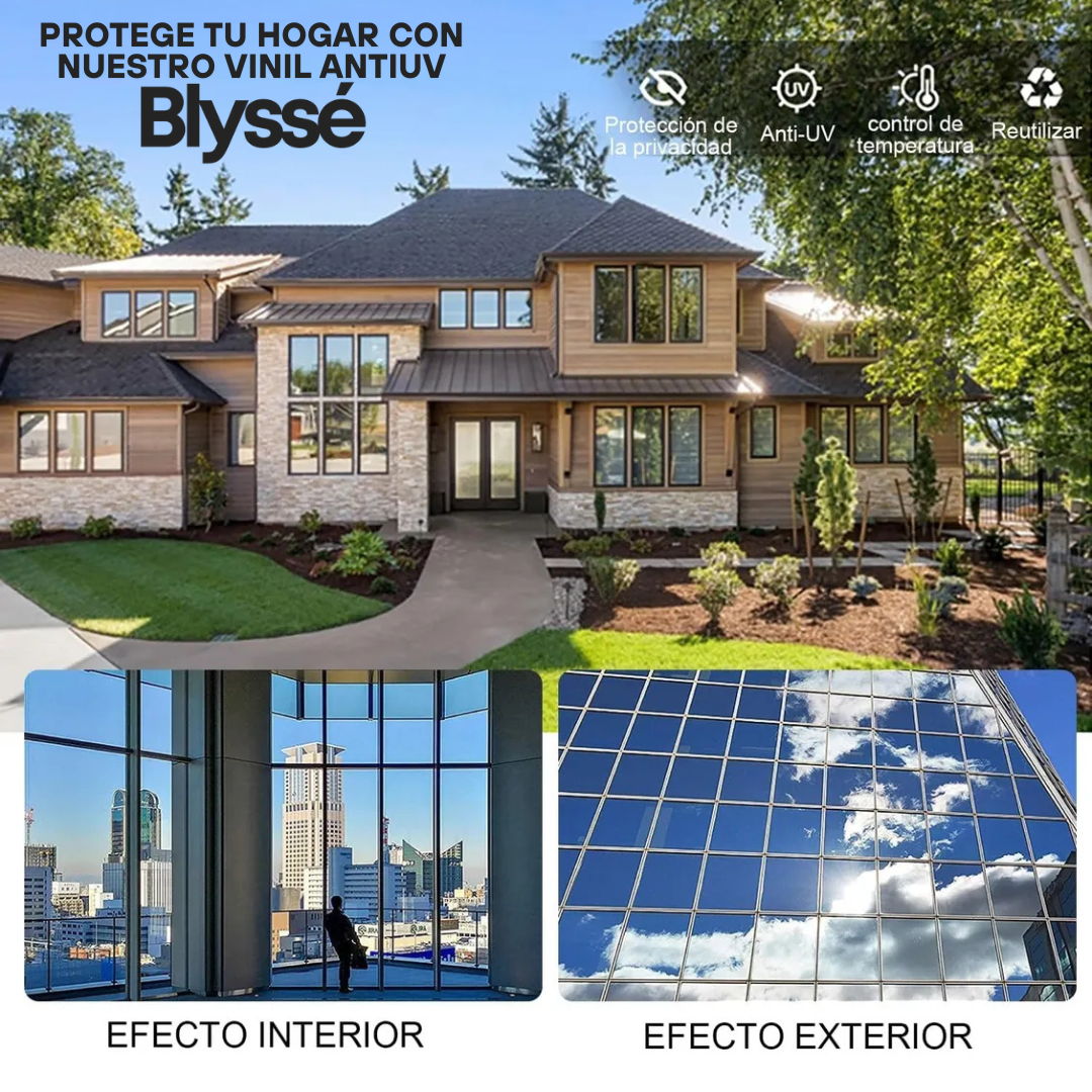 Vinil HogarSeguroUV® 1M x 60 CM | Protege tu Hogar del calor y de los mirones